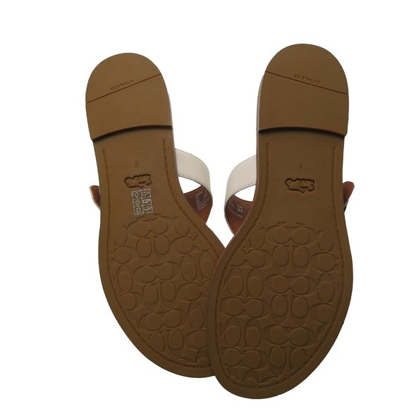 COACH Women's LESLI Leather Sandal size: 8 - Picture 5 of 5